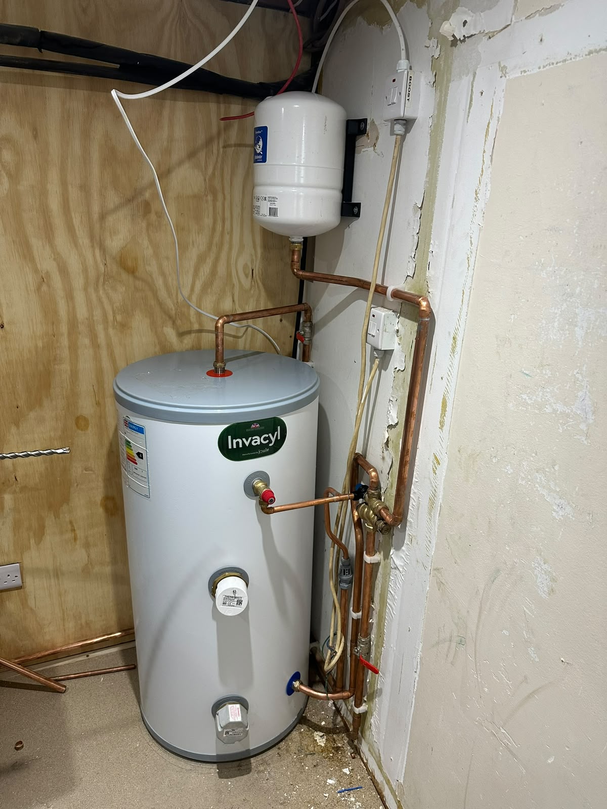 Local plumbing installation works